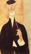 Amedeo Modigliani Man with Pipe Spain oil painting artist